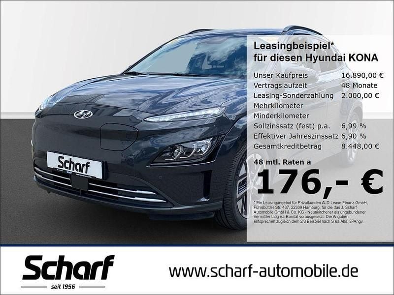 Schwarz Gebraucht 2021 Hyundai Kona Trend SUV | 16.890 € (Fairer Preis) - Bild 1/4