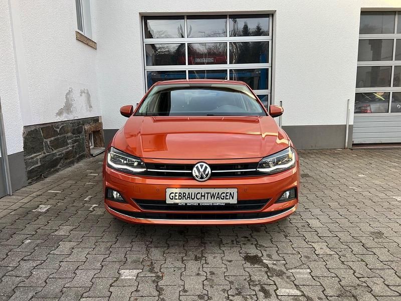 Gebraucht VW Polo Highline 116 PS (85 kW) 2018 Orange Kleinwagen