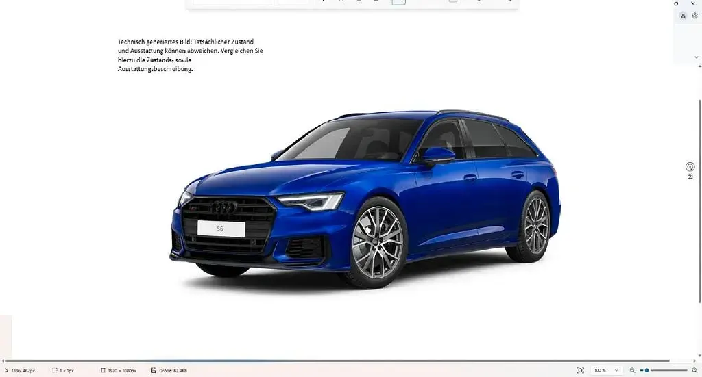 Gebraucht Audi S6 Sport 344 PS (253 kW) 2023 Blau Kombi