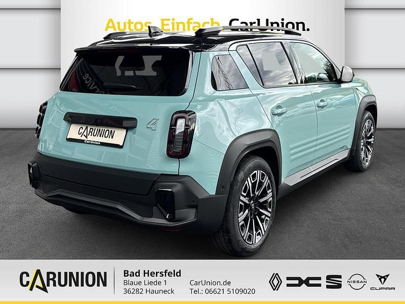 Neu Renault 4 E-Tech Iconic 110 kW (150 PS) 2025 Hautsdefrancegrün, black pe SUV