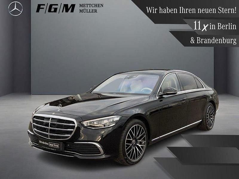 Metalliclack obsidianschwarz m Gebraucht 2023 Mercedes S350 Limousine | 85.970 € - Bild 1/4