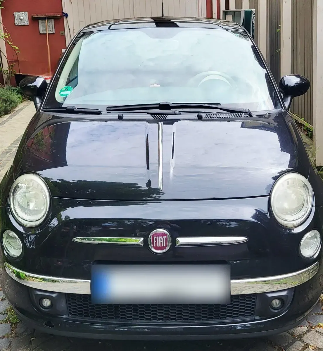 Gebraucht Fiat 500 Lounge 75 PS (55 kW) 2008 Schwarz Kleinwagen