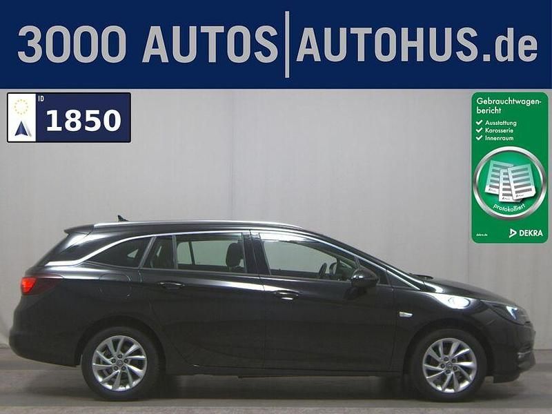Schwarz Gebraucht 2021 Opel Astra Elegance Kombi | 11.680 € (Superpreis) - Bild 1/4