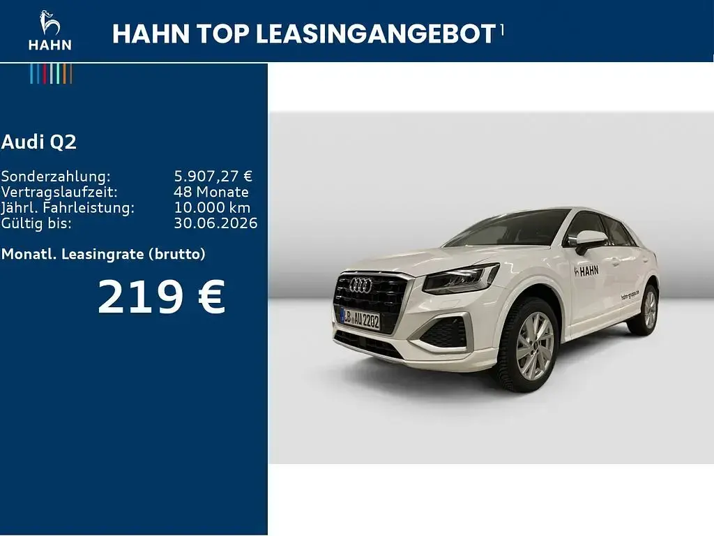Gebraucht Audi Q2 Advanced Plus 150 PS (110 kW) 2025 Weiß SUV