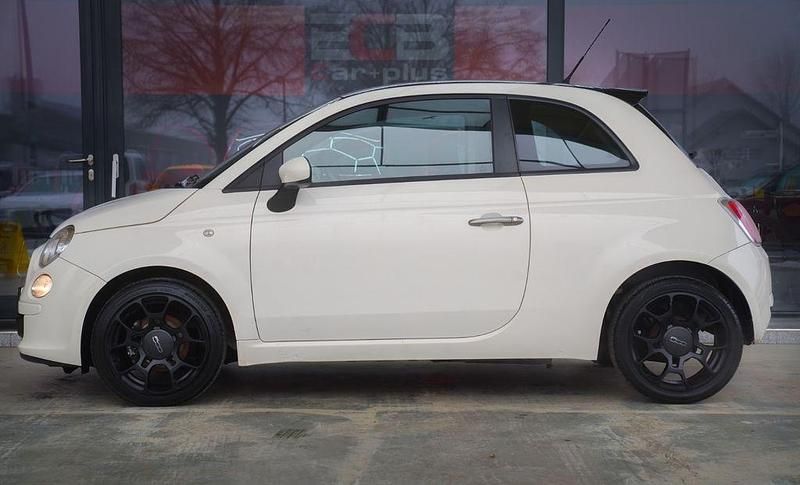 Gebraucht Fiat 500 86 PS (63 kW) 2012 Bianco bianco/ bossa nova/calc Kleinwagen