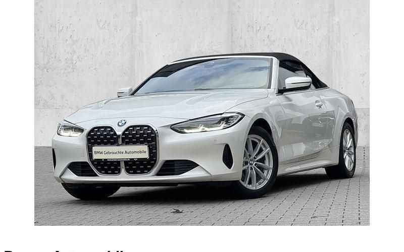 Weiß Gebraucht 2021 BMW 420 Sport Line Cabrio | 31.780 € (Guter Preis) - Bild 1/4