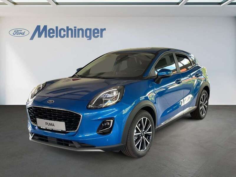 Dynamicblau (metallic) Gebraucht 2023 Ford Puma Titanium SUV | 22.880 € (Fairer Preis) - Bild 1/4