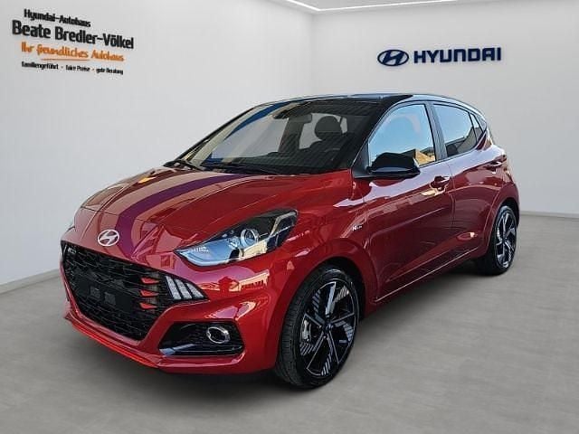 Dragon red/ phantom black / mi Neu 2025 Hyundai i10 N Line Kleinwagen | 21.790 € (Fairer Preis) - Bild 1/4