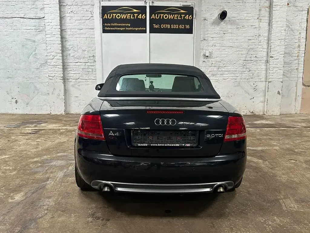 Gebraucht Audi A4 Cabriolet S-Line 140 PS (102 kW) 2008 Schwarz Cabrio