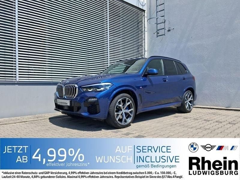 Phytonicblau metallic Gebraucht 2020 BMW X5 M Sport SUV | 49.990 € (Guter Preis) - Bild 1/4