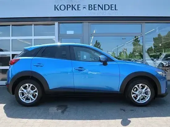 Gebraucht Mazda CX-3 Exclusive-Line 150 PS (110 kW) 2015 Cyanitblau metallic (metallic) SUV