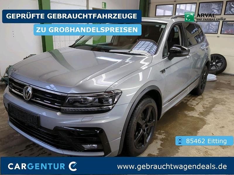 Pyritsilber (metallic) Gebraucht 2021 VW Tiguan Allspace Highline SUV | 25.190 € (Fairer Preis) - Bild 1/2