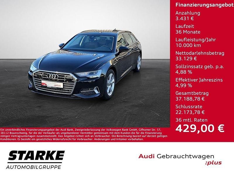 Schwarz Gebraucht 2022 Audi A6 Sport Kombi | 36.560 € (Guter Preis) - Bild 1/4
