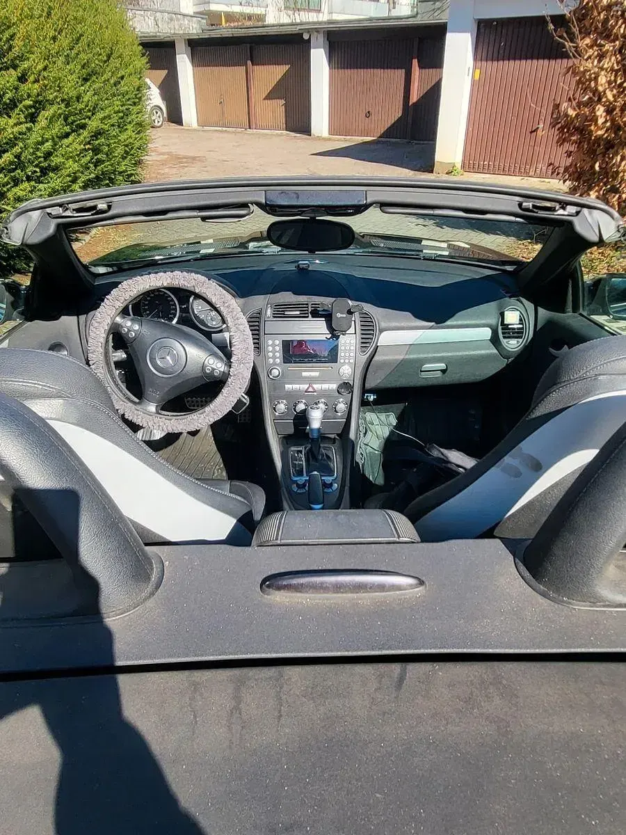 Gebraucht Mercedes SLK200 163 PS (119 kW) 2005 Schwarz Cabrio