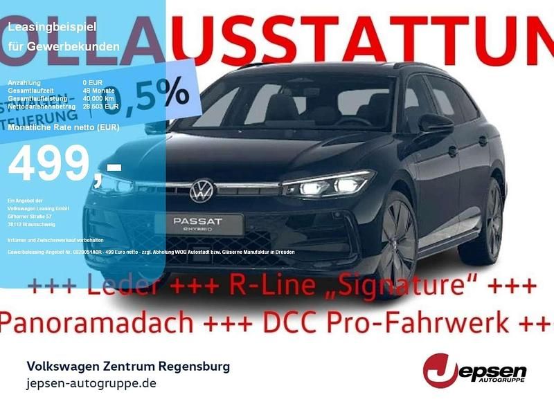 Neu VW Passat R-line 177 PS (130 kW) 2026 Grenadillschwarz metallic Kombi