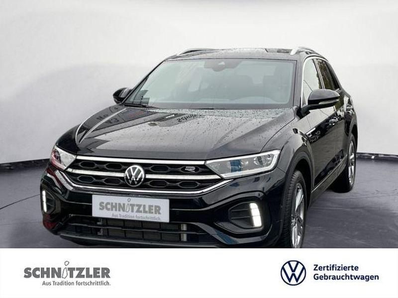 Schwarz Gebraucht 2025 VW T-Roc R-line SUV | 30.450 € (Superpreis) - Bild 1/3