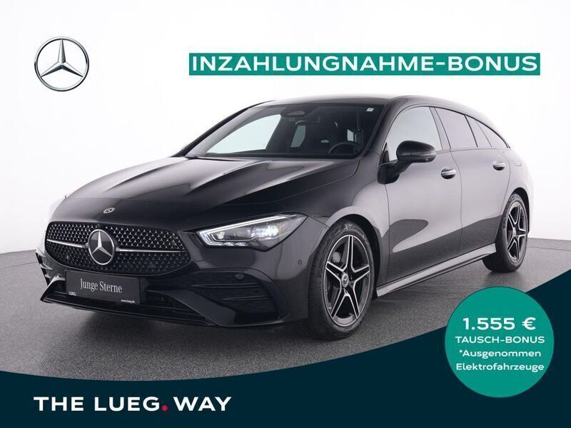 Schwarz Gebraucht 2023 Mercedes CLA180 Shooting Brake AMG Kombi | 32.345 € (Etwas zu teuer) - Bild 1/4