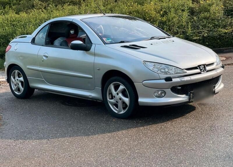 Silber Gebraucht 2003 Peugeot 206 CC Cabrio | 1.100 € (Guter Preis) - Bild 1/4