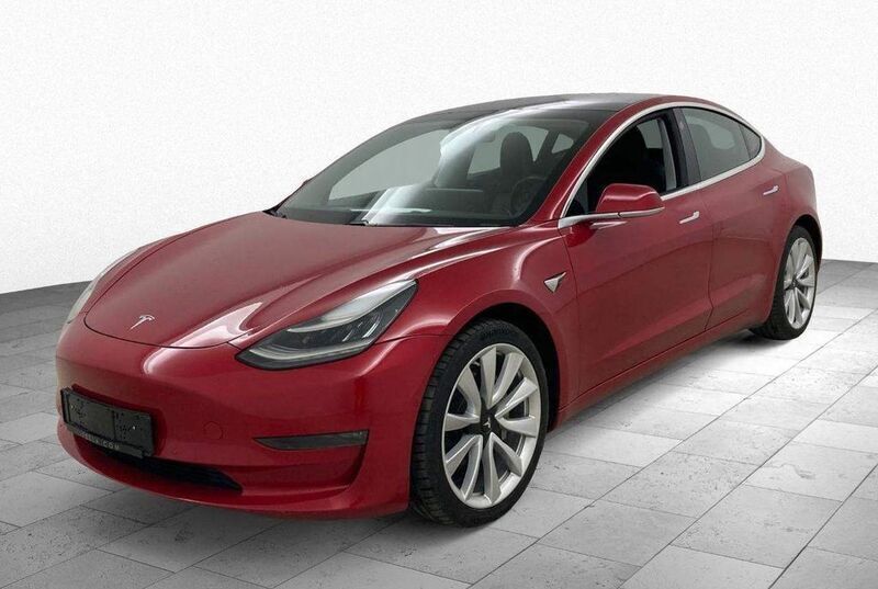 Gebraucht Tesla Model 3 Long Range AWD 350 kW (476 PS) 2019 Rot metallic Limousine