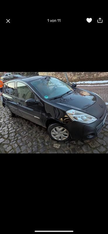 Schwarz Gebraucht 2013 Renault Clio III Kleinwagen | 1.699 € (Guter Preis) - Bild 1/4