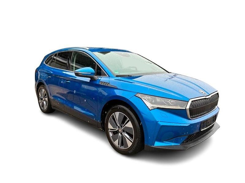 Blau Gebraucht 2021 Skoda Enyaq iV Loft SUV | 24.105 € (Guter Preis) - Bild 1/4