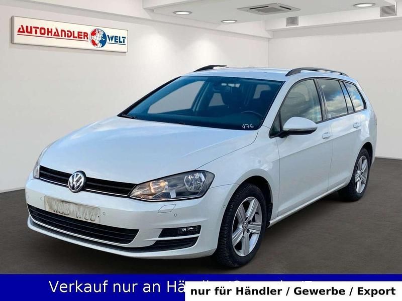 Weiß Gebraucht 2014 VW Golf VII Comfortline Kombi | 6.499 € (Superpreis) - Bild 1/3
