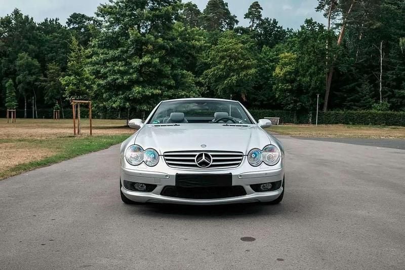 Silber Gebraucht 2003 Mercedes SL55 AMG AMG Cabrio | 58.880 € - Bild 1/4