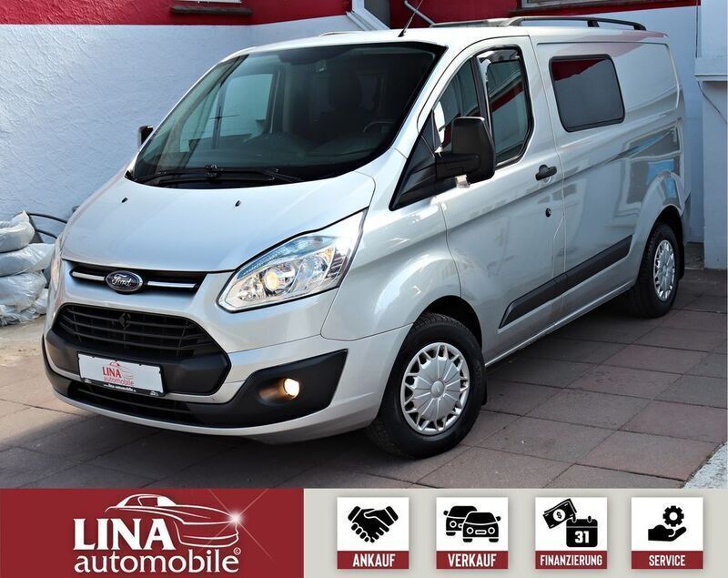 Polarsilber Gebraucht 2014 Ford Transit Custom Van / Kleinbus | 13.980 € - Bild 1/4