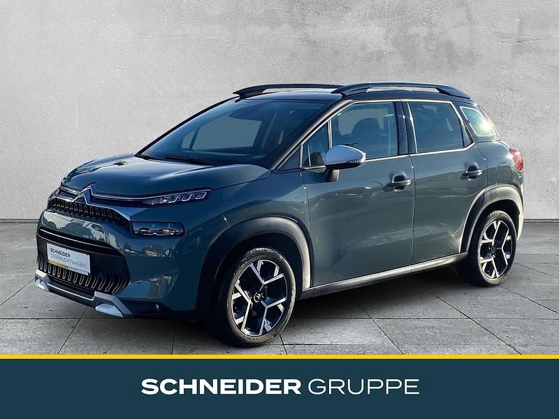Grün Gebraucht 2022 Citroën C3 Aircross Shine SUV | 16.990 € (Fairer Preis) - Bild 1/4