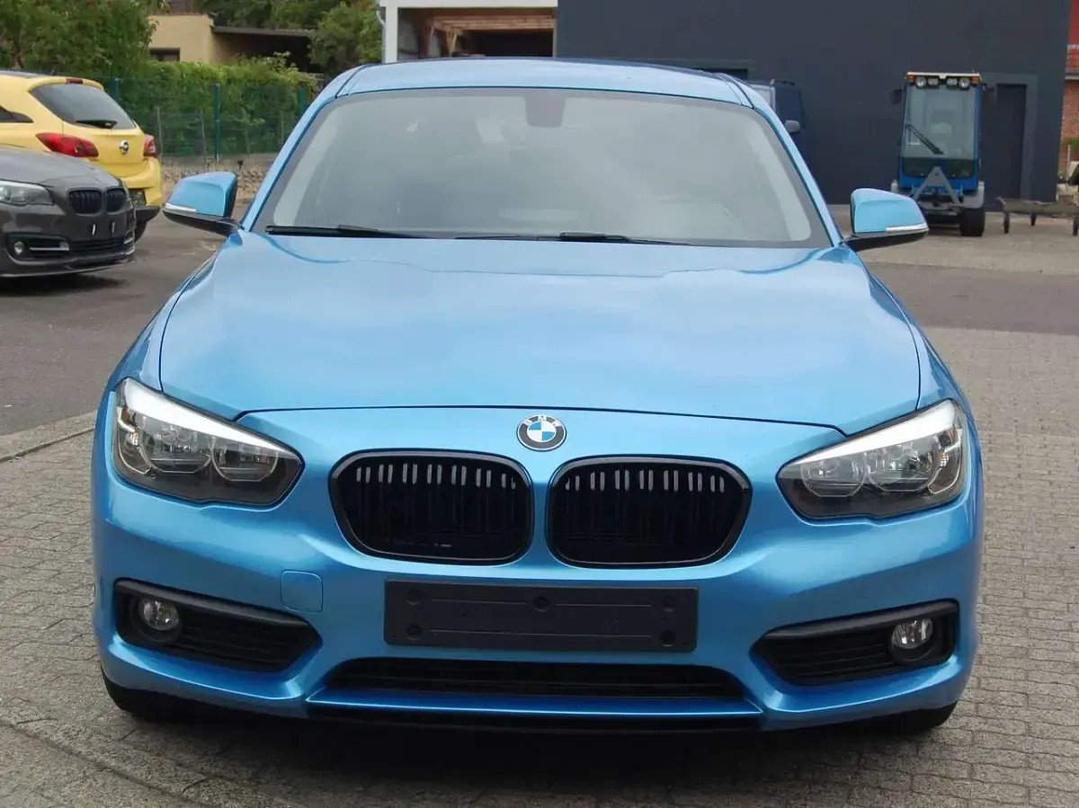 Gebraucht BMW 116 Advantage 109 PS (80 kW) 2018 Seaside blue metallic Kleinwagen