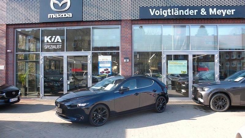 Neu Mazda 3 Nagisa 140 PS (102 kW) 2026 Deep crystal blue Limousine