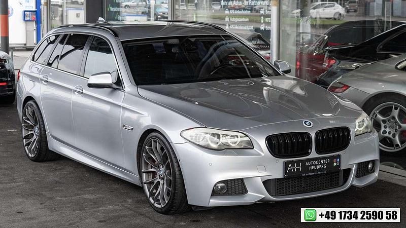 Silber Gebraucht 2010 BMW 535 M Sport Kombi | 20.990 € - Bild 1/4