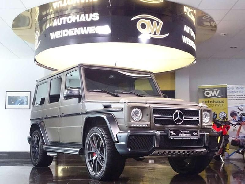 Gebraucht Mercedes G63 AMG AMG 571 PS (419 kW) 2017 Designo gelboliv magno 2 matt SUV