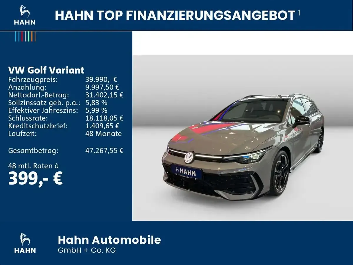 Gebraucht VW Golf VIII R-line 265 PS (194 kW) 2025 Mondsteingrau Kombi