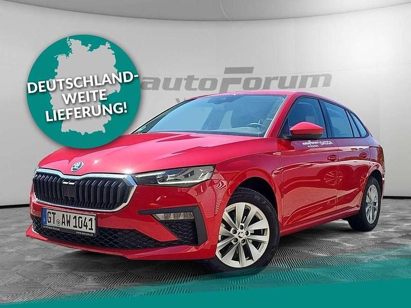 Velvet rot metallic Gebraucht 2024 Skoda Scala Selection Kleinwagen | 25.970 € (Teuer) - Bild 1/4