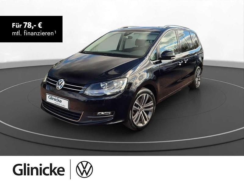 Schwarz Gebraucht 2020 VW Sharan Highline Van / Kleinbus | 17.500 € (Superpreis) - Bild 1/3