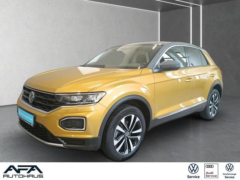 Gelb Gebraucht 2021 VW T-Roc United SUV | 22.485 € (Guter Preis) - Bild 1/4