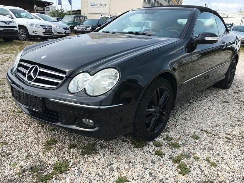 Schwarz Gebraucht 2007 Mercedes CLK200 Cabrio | 6.999 € (Guter Preis) - Bild 1/4