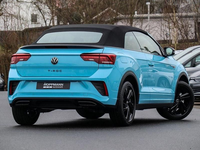 Neu VW T-Roc Cabriolet R-line 150 PS (110 kW) 2025 Teal blue / schwarz Cabrio
