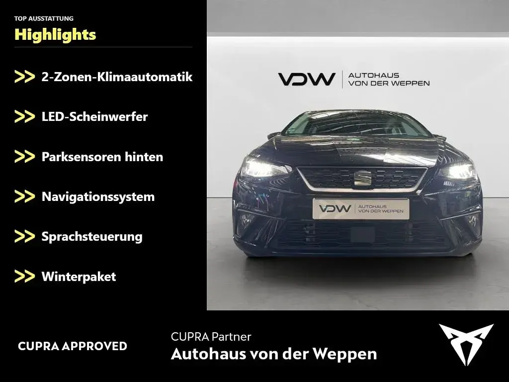 Gebraucht Seat Ibiza Style 116 PS (85 kW) 2024 Schwarz Kleinwagen