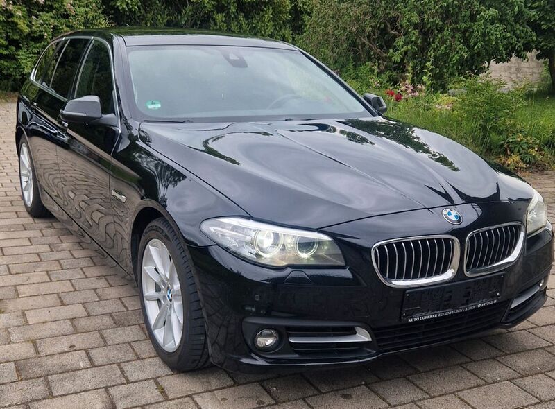 Schwarz Gebraucht 2016 BMW 520 Sport Line Kombi | 13.200 € (Guter Preis) - Bild 1/4