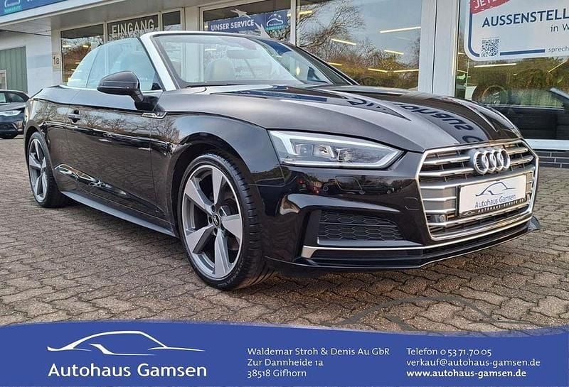 Schwarz Gebraucht 2019 Audi A5 Cabriolet S-Line Cabrio | 28.790 € (Guter Preis) - Bild 1/4