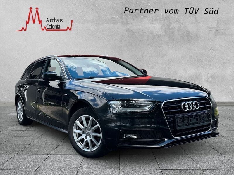 Schwarz Gebraucht 2015 Audi A4 S-Line Kombi | 10.999 € (Superpreis) - Bild 1/4