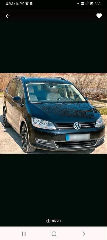 Second-hand VW Sharan 170 CP (125 kW) 2011 Negru Monovolum