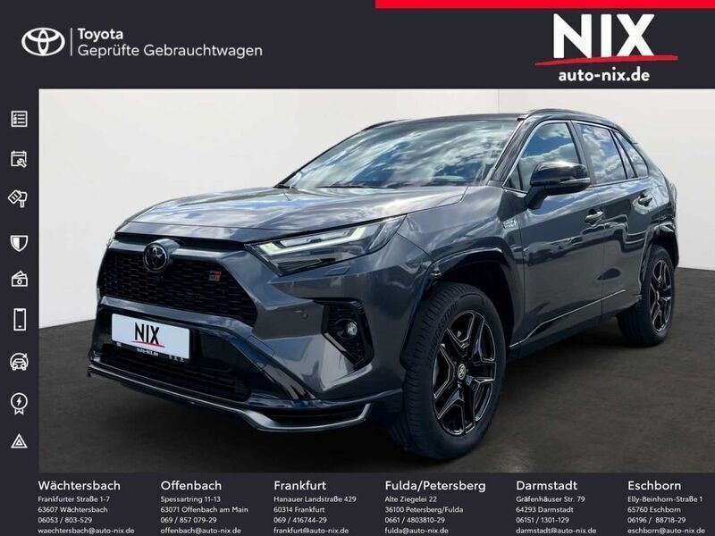 Marlingrau metallic / dach schwarz Gebraucht 2024 Toyota RAV4 Hybrid Sport SUV | 54.900 € (Teuer) - Bild 1/4