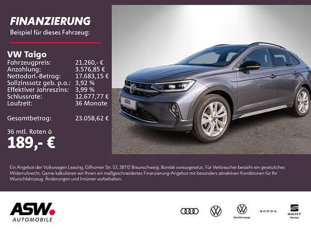 Gebraucht VW Taigo Move 110 PS (80 kW) 2023 Grau SUV