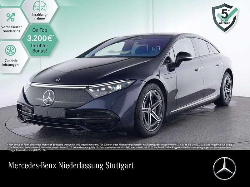 Blau Gebraucht 2023 Mercedes EQS450+ Premium Plus Limousine | 64.990 € (Guter Preis) - Bild 1/3