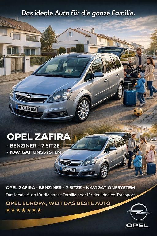 Silber Gebraucht 2007 Opel Zafira Cosmo Van / Kleinbus | 2.790 € (Fairer Preis) - Bild 1/4