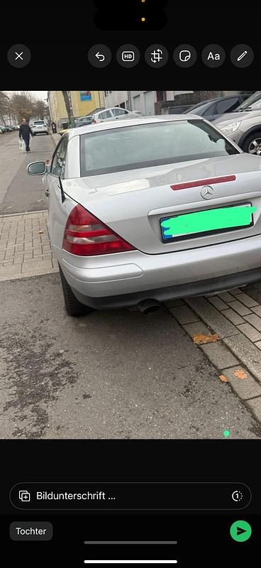 Silber Gebraucht 1997 Mercedes SLK200 Cabrio | 2.100 € (Guter Preis) - Bild 1/4