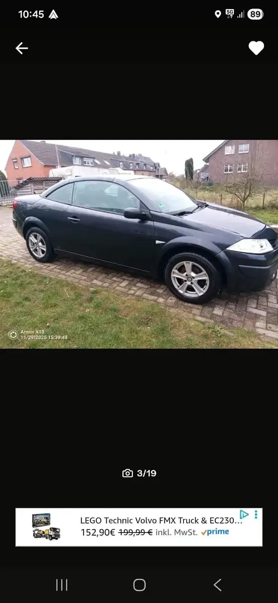 Gebraucht Renault Mégane Cabriolet 113 PS (83 kW) 2007 Cabrio